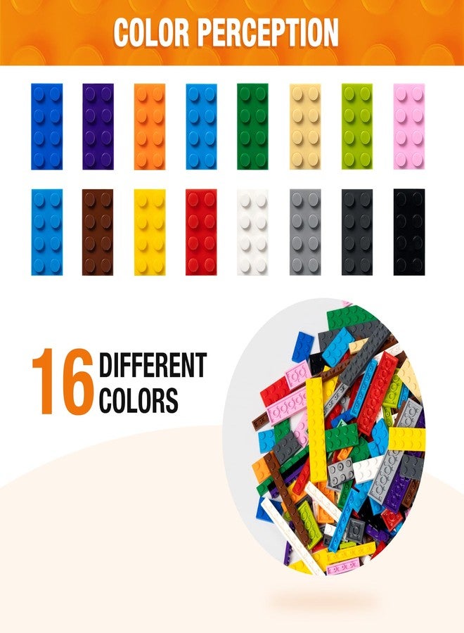 MANNIDOO 360 Pieces Flat Building Plates, 12 Sizes Multipacks Plates Compatible with All Major Brands Building Pieces, Small Flat Platform Base for Building Bricks, 16 Colors - Image 4